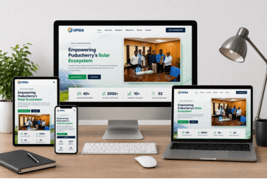UT Puducherry Solar Installer Association Website - Web Development by Seyfert Infotech, Best Website Development Company in Pondicherry
