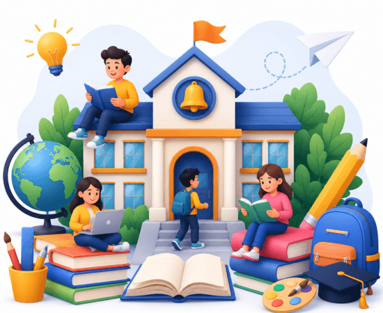 School Management Software dashboard for student management, attendance, examinations and administration