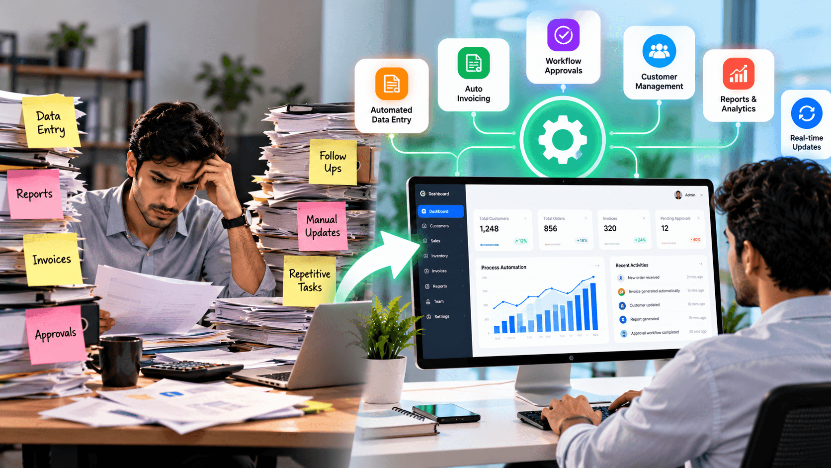How Can Business Process Automation Reduce Manual Work With Custom Software?