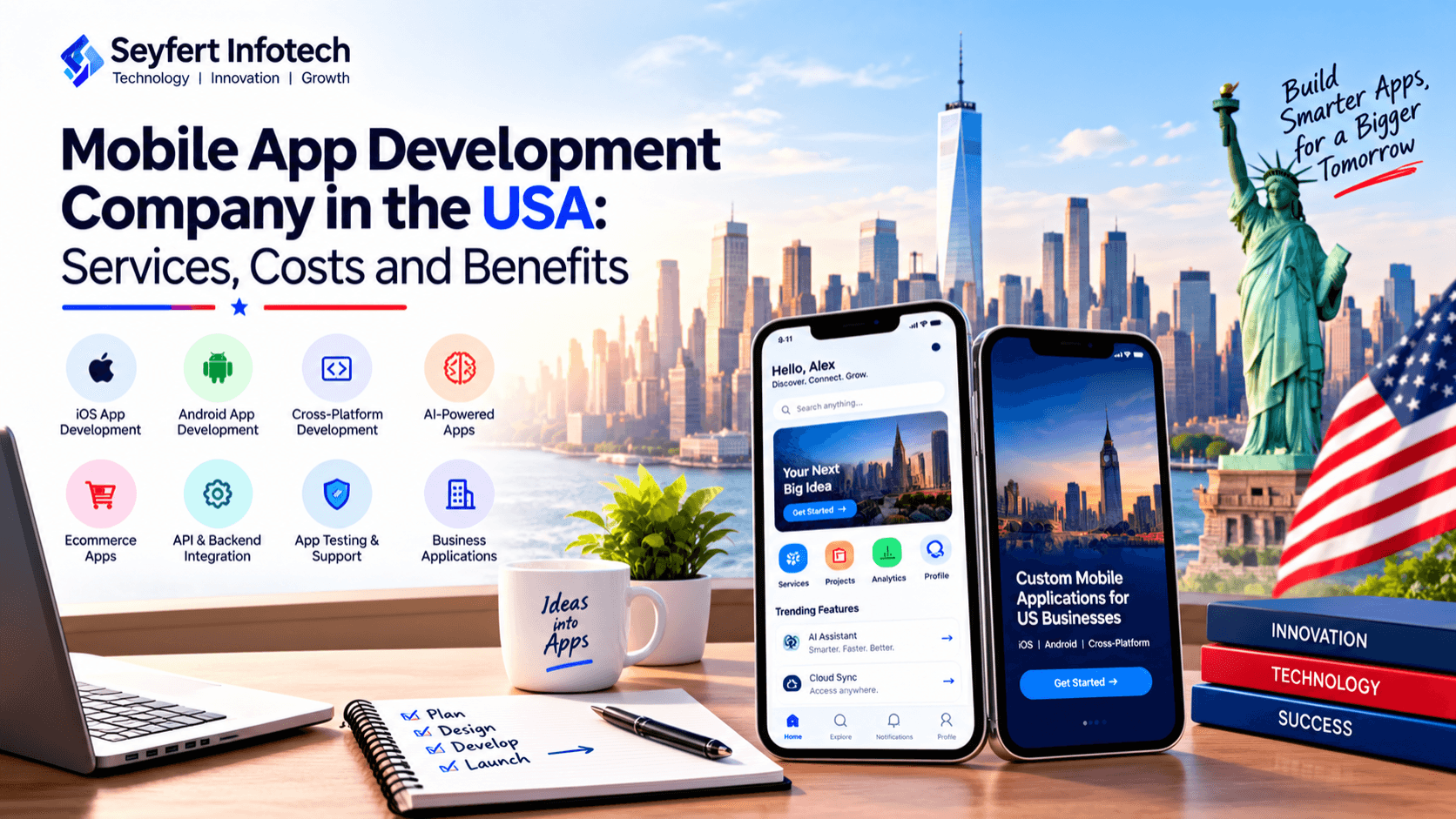 Mobile App Development Company in the USA: Services, Costs and Benefits