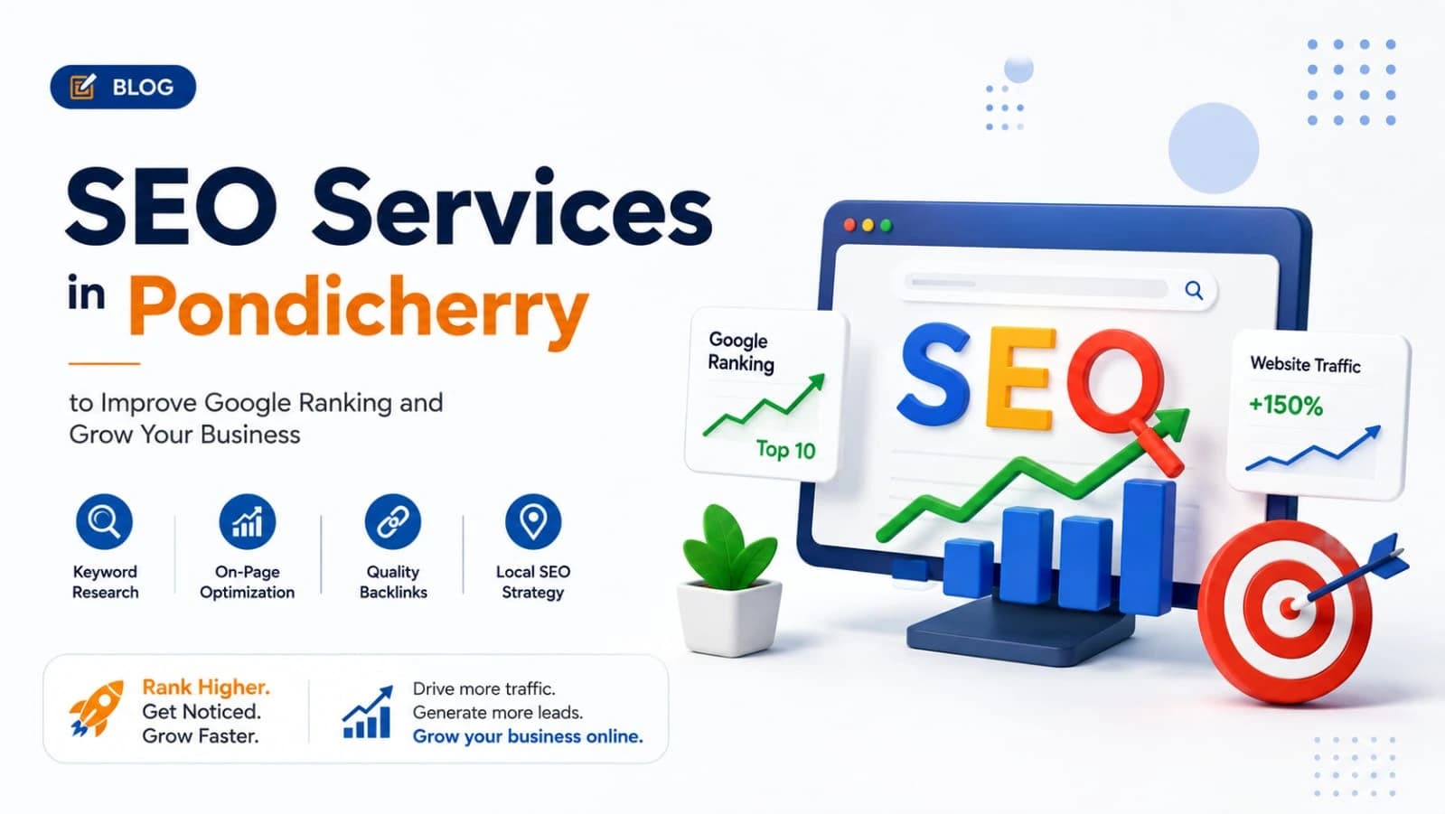 SEO Services in Pondicherry to Improve Google Ranking and Grow Your Business