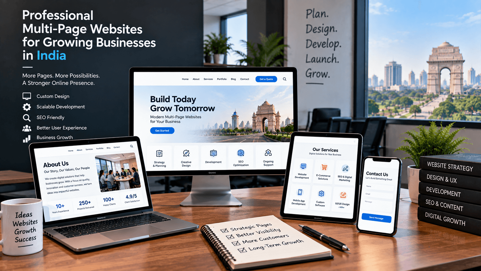 Best Multi Page Website Building Company in India