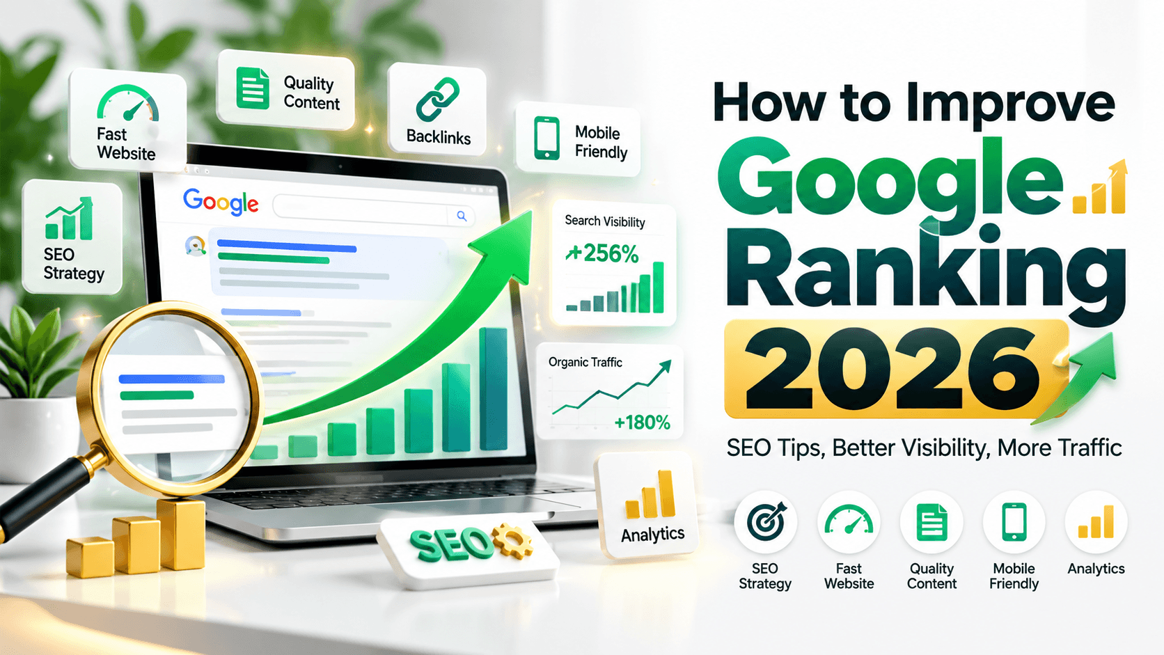 How to Improve Google Ranking in 2026 with Modern SEO