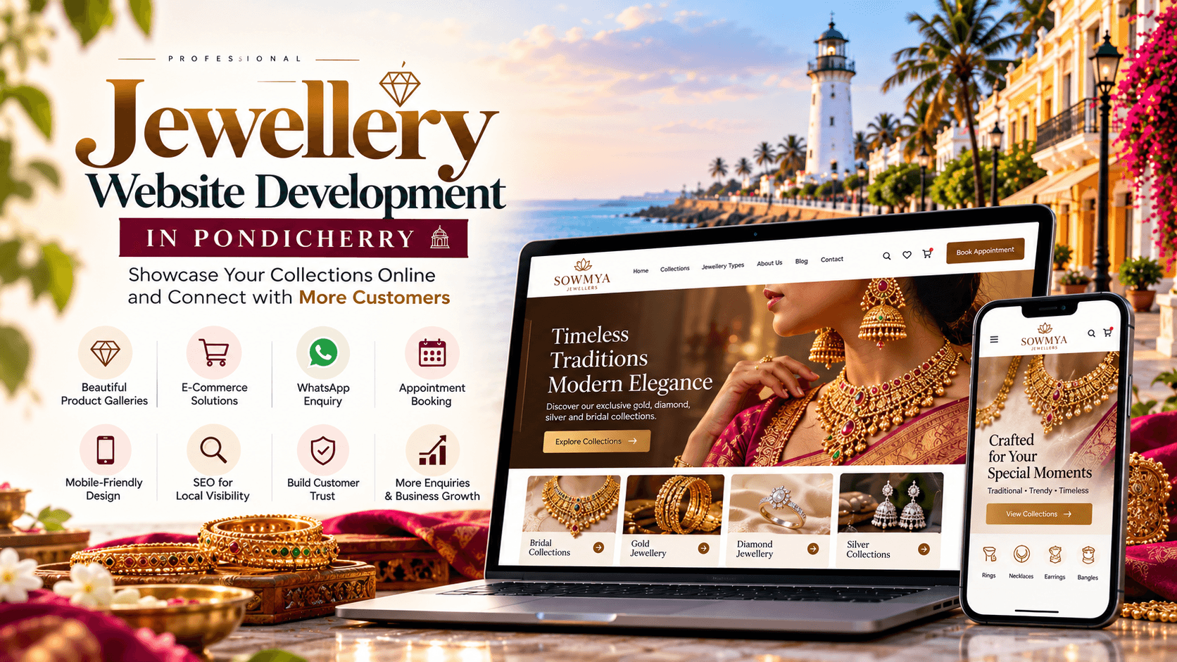 Best Jewellery Website Development in Pondicherry for Showcasing Collections Online