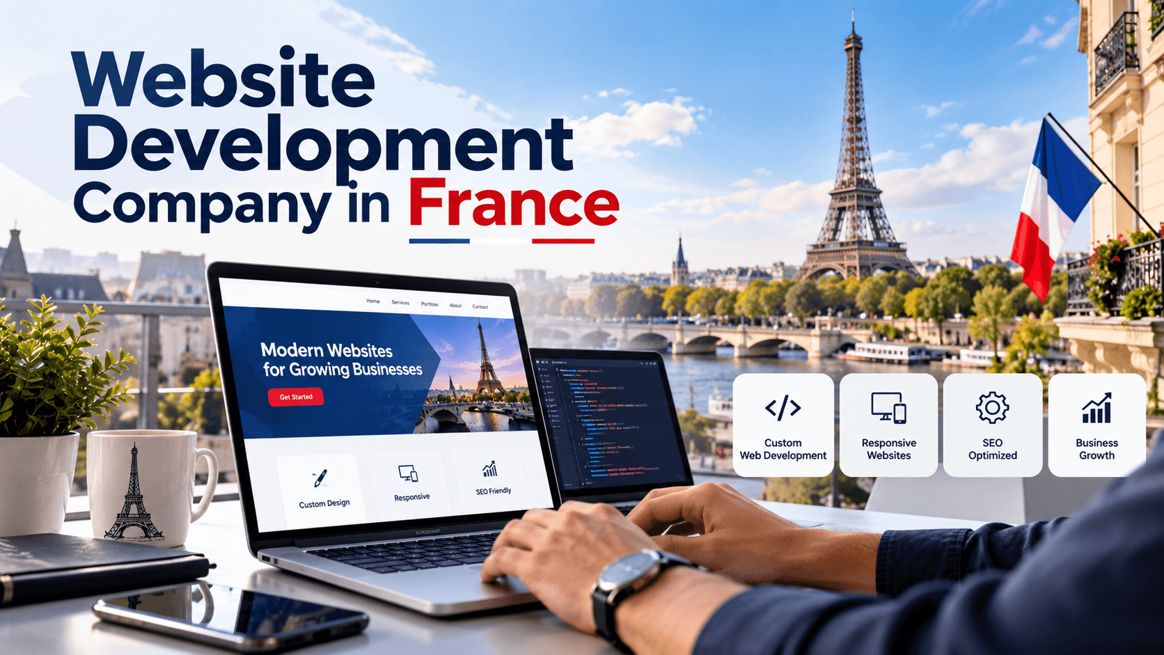 Website Development Company in France: Services, Costs and Benefits