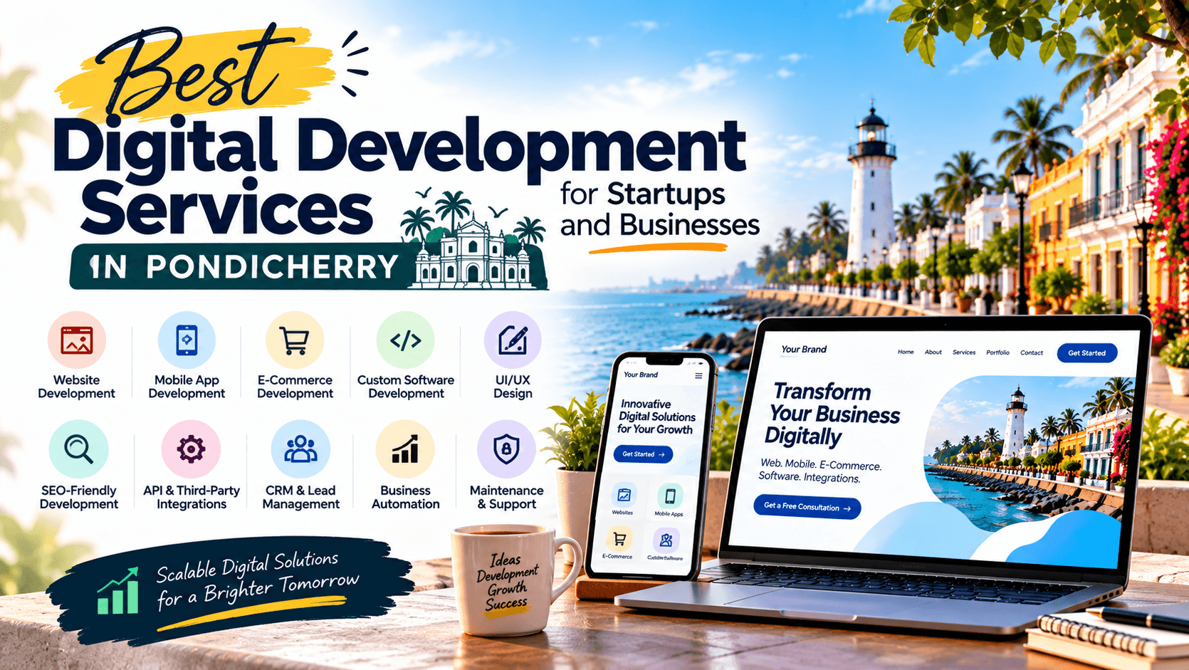 Best Digital Development Services in Pondicherry for Startups and Businesses