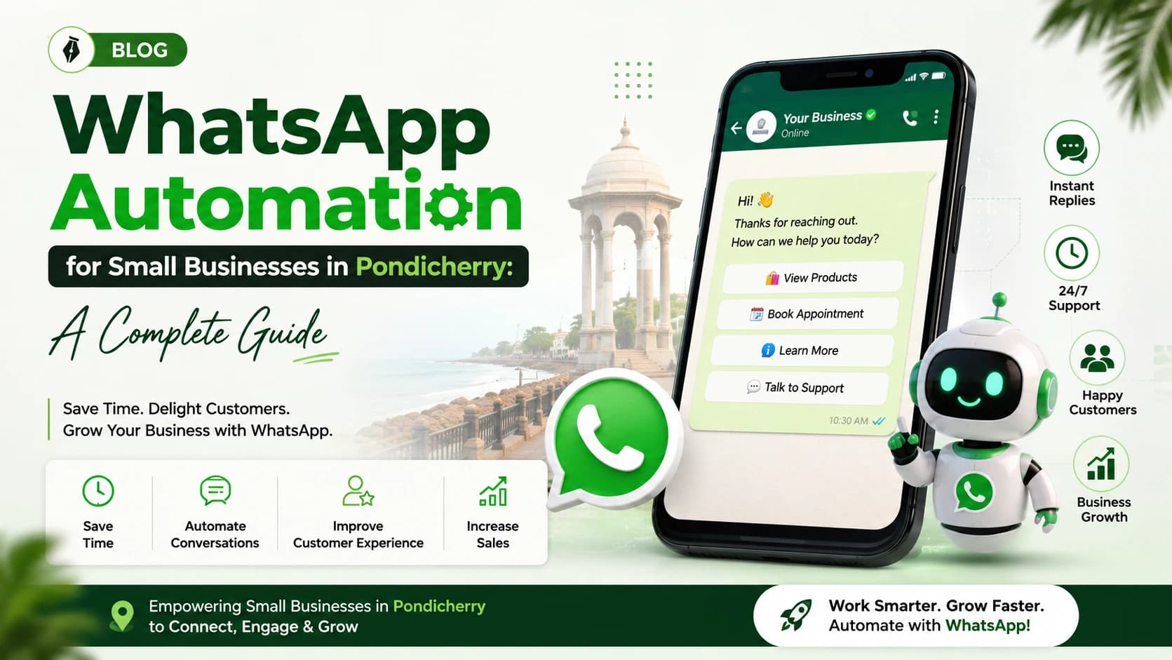 WhatsApp Automation for Small Businesses in Pondicherry