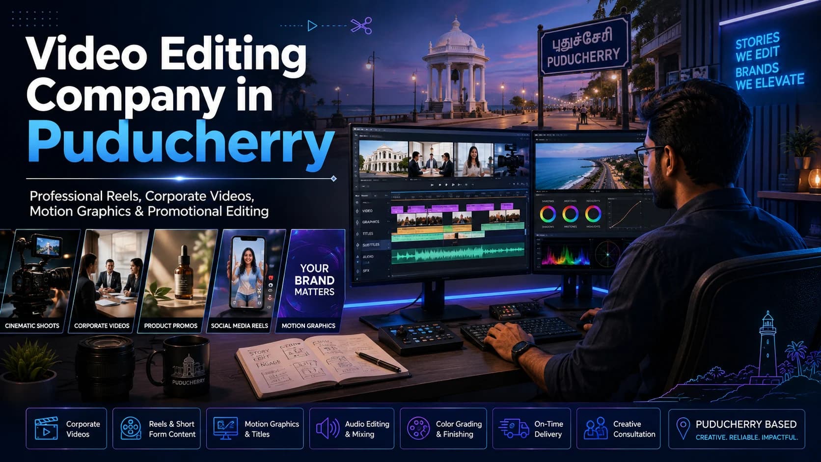 Video Editing Company in Puducherry