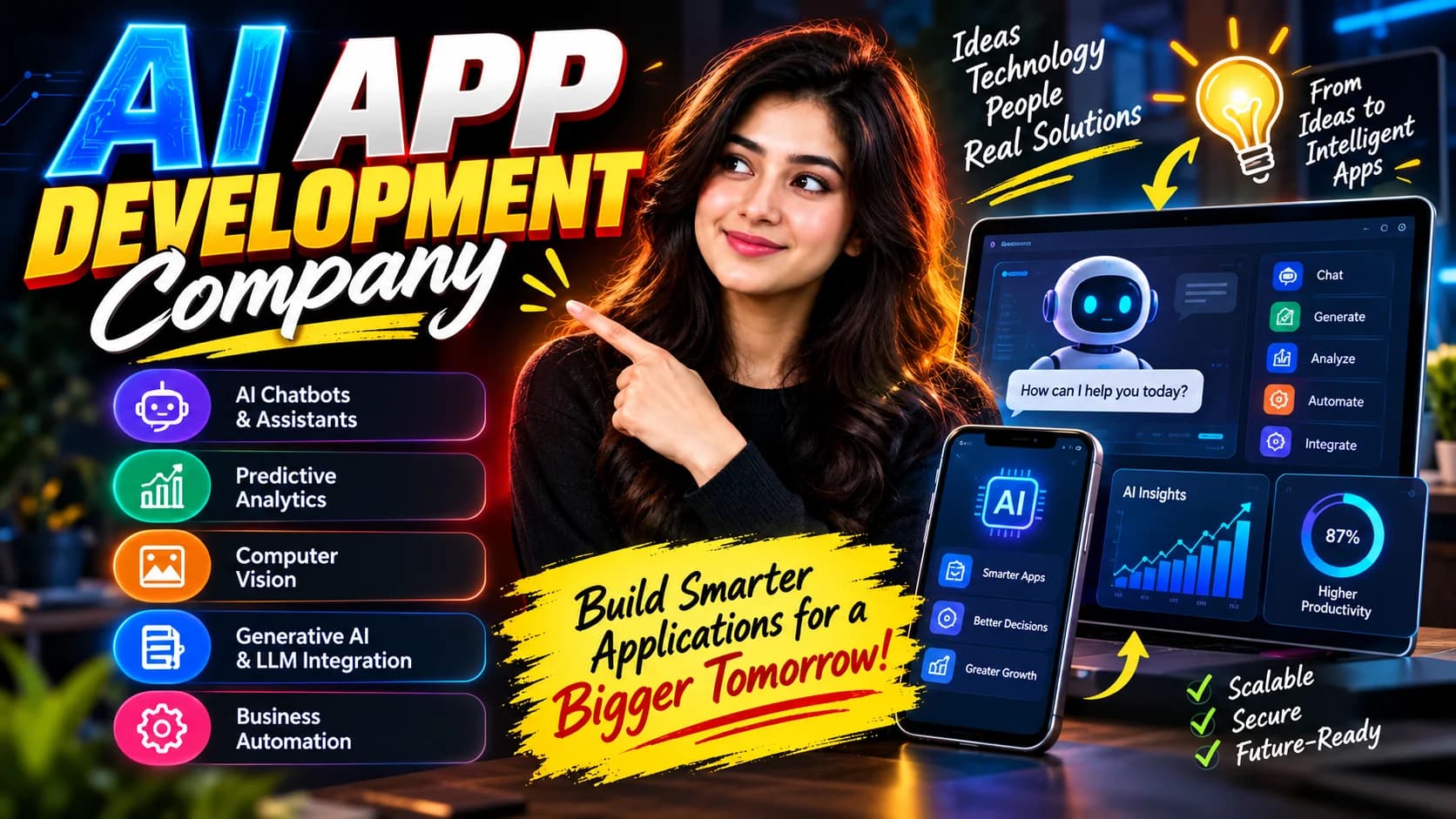 AI App Development Company in India: Build Intelligent, Scalable Applications